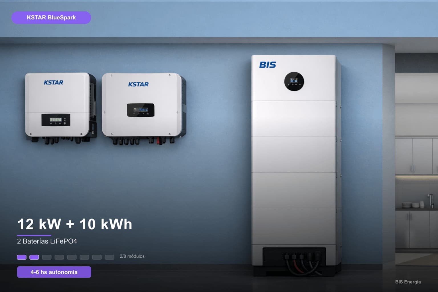 Híbrido 12kW + 10kWh